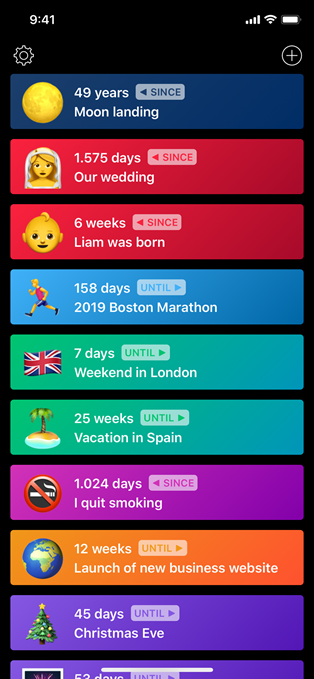 Yonks – Day Counter App for iOS & Android